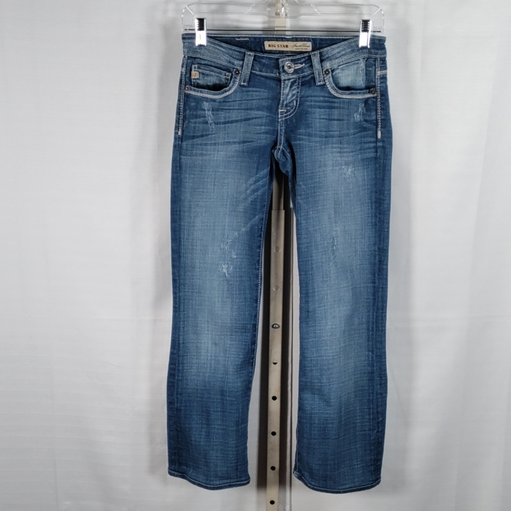 2/$20 05136 Big Star Sweet Boot Low Rise blue jeans 25 Long